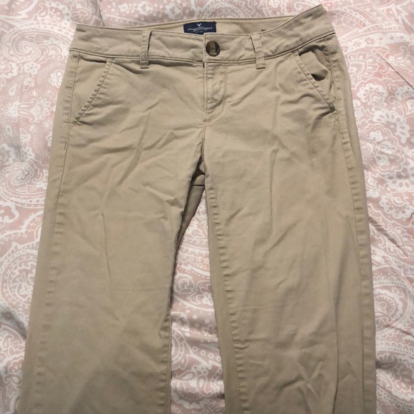 american eagle bootcut khakis